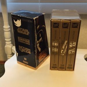 Rare 1997 Star Wars special edition vhs collection